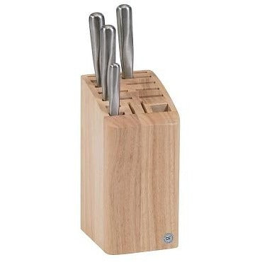 T&G 12 Slot Knife Block Hevea