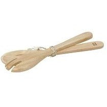 T&G Salad Servers in Hevea