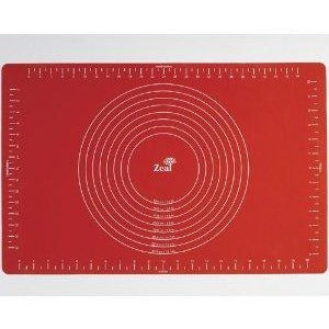 CKS Red Silicone Baking Mat with Measurements
